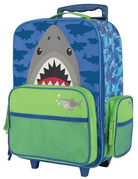 Kids Shark Luggage - Etsy