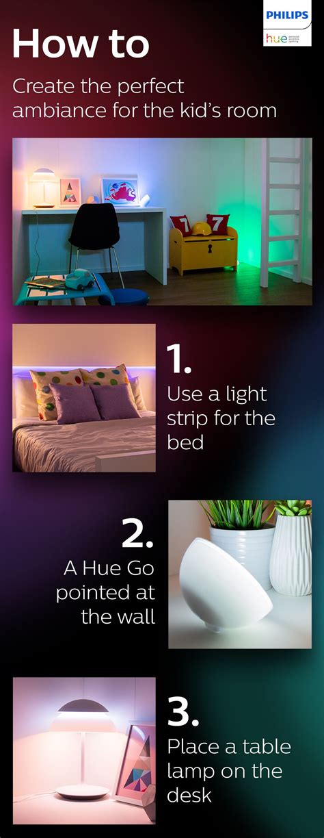 Kids bedroom lighting ideas Philips Hue US