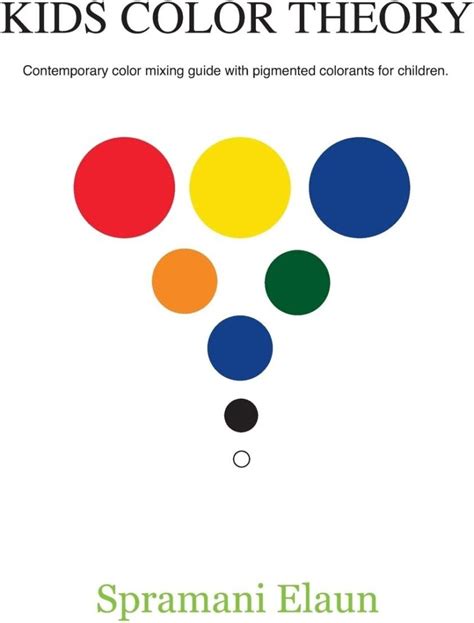 Kids color theory contemparay color mixing guide with pigmented colorants for children. - Le petit porteur de l'évenement aux abonnés.