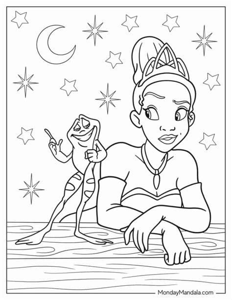 Kids-n-Fun 37 coloring pages of Princess and the Frog