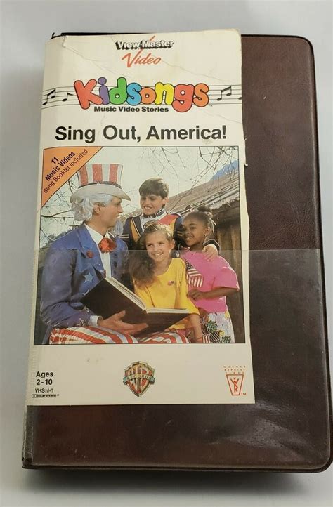 Vintage 1980/90s Kidsongs VHS Kid Songs Sing A-Long Musi