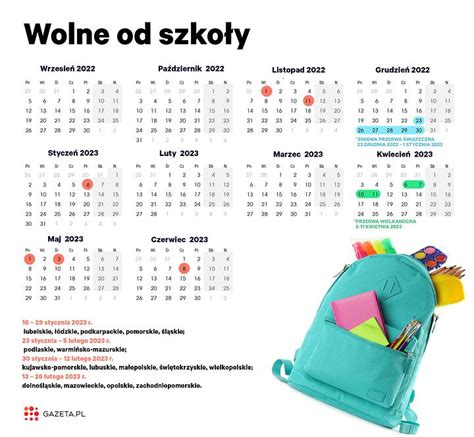 Kiedy są dni wolne od szkoły? Te daty warto zapamiętać