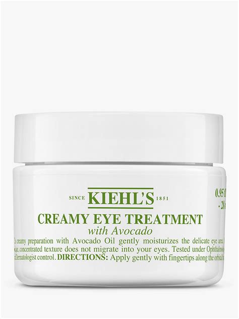 Kiehl’s avocado ingredients are rich in antioxidants, potassium and amino acids. ... Hydration is especially important around the delicate eye area, which is why we developed our Creamy Eye Treatment with Avocado with unique water-in-oil architecture for lasting hydration. This avocado eye cream helps minimise signs of premature ageing and .... 