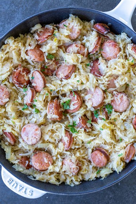 Kielbasa and Sauerkraut Recipe - Scott Hocker - Food