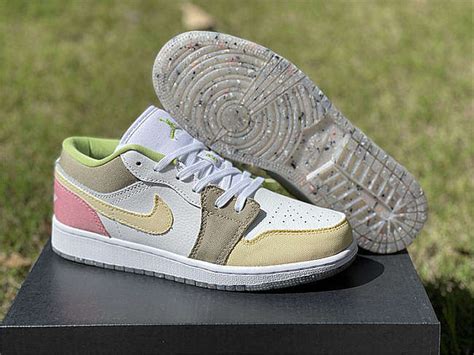 Kigali Kicks on Instagram: "Air Jordan 1 Low Pastel Grind Vivid Green …