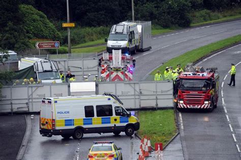 Kildrum Road closed following two vehicle crash in Cumbernauld