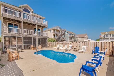 Sunday - Oceanfront Townhouse, Kill Devil Hills, 4 Bedrooms, Sleeps 8, Bedding: 3 Queens (1 master), 2 Twins, Ocean Views, Community Pool, Non-Smoking, No Pets Permitted, No Partials. Early Check In Not Available.
