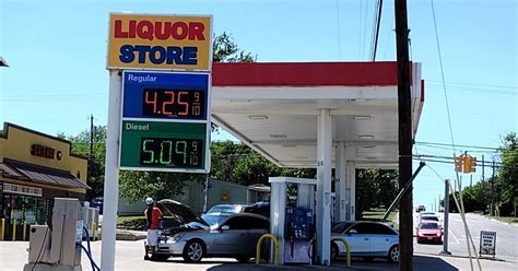 The average price of a gallon of regular unleaded gas in 