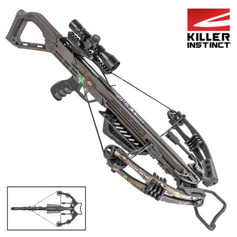 Killer instinct 405 crossbow parts. Killer Instinct Lethal 405 Crossbow Bow Archery Pro Package with 3 Bolts, Camo. 73 4.1 out of 5 Stars. 73 reviews. ... (ITAR) or the Export Administration Regulations, 15 CFR Parts 730-774 (EAR). I will not export or transfer the goods to foreign person(s) or entity(ies), in the U.S. or otherwise, and am not debarred pursuant to the ITAR or ... 