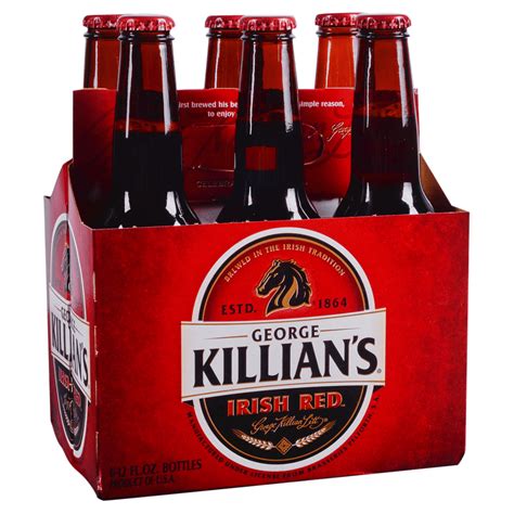 Killian beer. Killian's Irish Red derives its distinctive red-amber color and taste from a special caramel malt that has been roasted at a high temperature longer and more ... 
