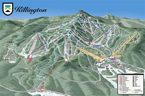 New England Ski Map Database. Killington, Vermont. 1987-88 Killington Trail Map.. 