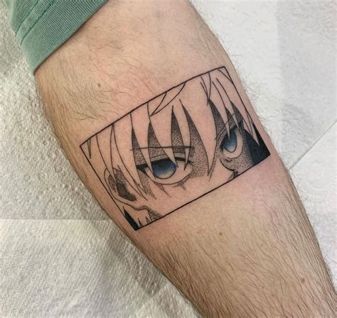 Killua eyes tattoo. Might be the cleanest Killua tattoo I've ever seen 🔥 Archived post. New comments cannot be posted and votes cannot be cast. ... Popular choices in other tattoos seem to be more of a fade out so it looks less of a screenshot, maybe also more curved. ... American Traditional FOB Tattoo. Took the eye in the keyhole from the FUTCT logo and put ... 