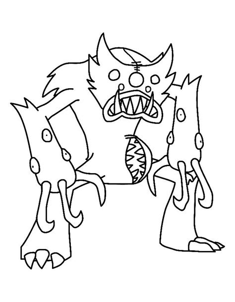 Sasquatch Coloring Page