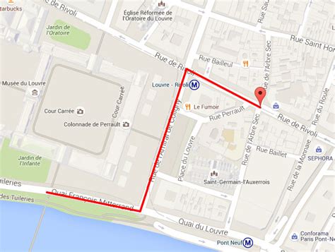 Kilometer distance map