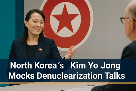 Kim Yo Jong rejects diplomatic talks, rejecting decrease of war drills.