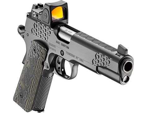 The KHX Custom 45 ACP (OR) has a milled slide that accepts optics plates for Vortex, Trijicon and Leupold red dot sights. The KHX is also equipped with .... 