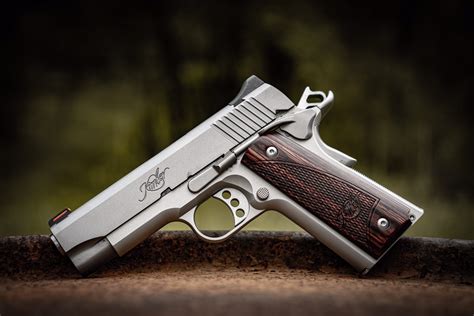 The accuracy, dependability and renowned Kimber features of the Stainless Pro Carry II .45 ACP set the standard against which all other 1911 brands and models are measured. Their legendary performance has made Kimber the world’s largest producer of 1911 pistols.. 