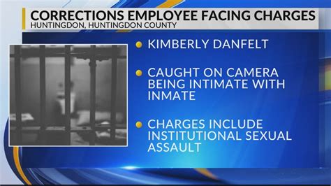 Kimberly danfelt. 14 April 2023- A former inmate’s supervisor at SCI Huntingdon’s garment factory pleaded guilty in state court to one felony county of institutional sexual assault. Kimberly Danfelt, 53, of Huntingdon County, was charged in mid June of 2022 by the Department of Corrections and has since pleaded guilty to that charge. 