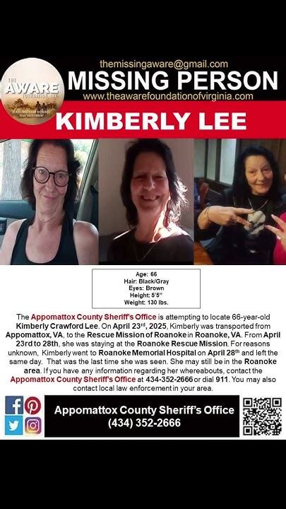 Kimberly sue lee roanoke va. .  ...