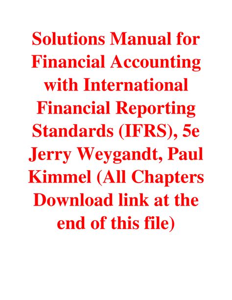 Kimmel financial accounting 5e solutions manual. - Descargar manual de autocad 2014 en espaol.