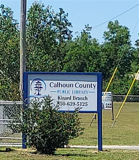 Kinard library.  Kinard Park Library, a Branch of the Calhoun County Public Library System.  Vis...