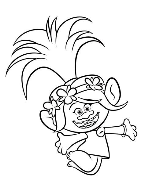 Kinder Malvorlagen Trolls Poppy coloring page, Disney coloring pages