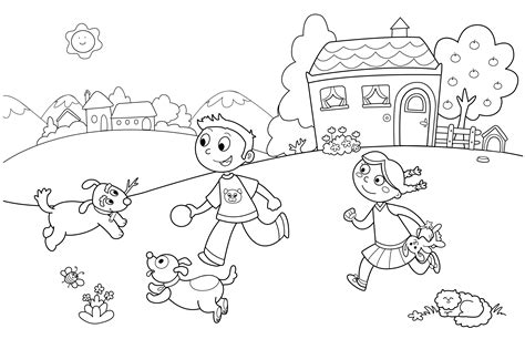 Kindergarden Coloring Sheets
