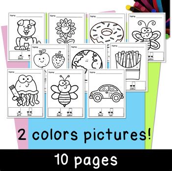 Kindergarten Coloring Workshee