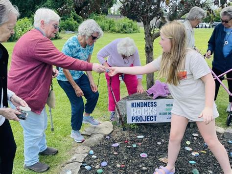 Kindness rocks brought to Hovey Pond Park