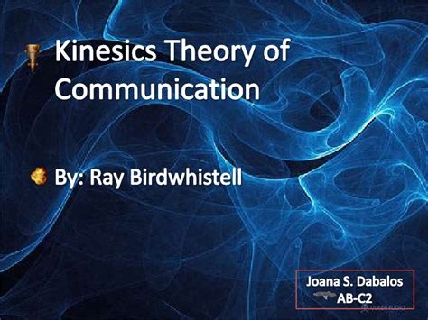 Kinesics Theory