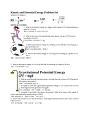 Kinetic and potential energy problem set answers. - 2002 vw beetle manual download free.