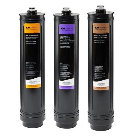 Kinetico water filter replacement. Cartridge Options. Choose from eight different filter options to meet your removal needs now and in the future. FlexFiltration means you can switch up your cartridges at any time … 