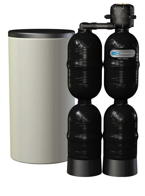 Kinetico water system. Kinetico Sulfur Guard System. Non-electric system with exclusive Sulfaban® media eliminates rotten-egg odor. Dual-tank design delivers 24/7 sulfur-free water and allows for filtered-water backwashing, prolonging media life. System cleans using inexpensive household bleach or hydrogen peroxide. 