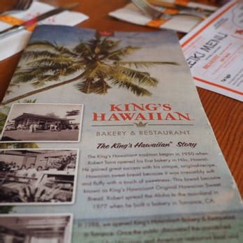King's hawaiian restaurant menu. Specialties: Newest restaurant in town serving delicious dim sum and authentic Chinese cuisine. Dim Sum served 8:00am - 3:30pm, other dishes available 10:00am - 9:00pm. BYOB. 