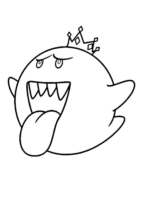 King Boo Coloring Shee