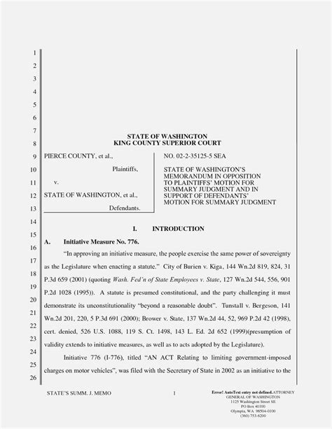 King county court documents.  All supporting documents necessary According to c...