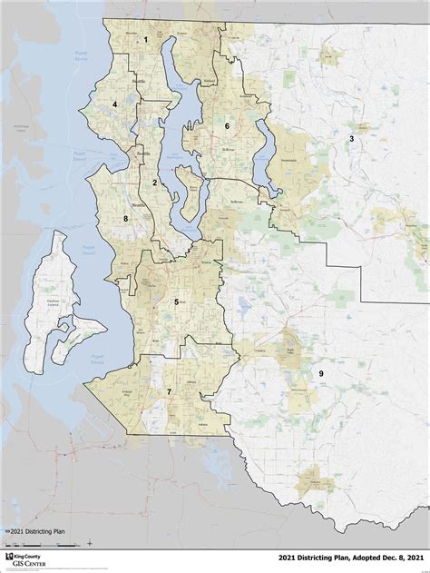 King county district 9 map.  Precinct maps within incorporated cities in King Co...