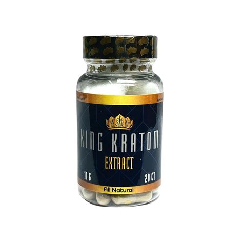 King kratom extract capsules. This highly sought-after King Kratom extract comes in a convenient powdered form in 1 oz and 4 oz sizes. Additionally, customers can purchase the extract in an encapsulated form, which comes in 20 ct, 60 ct, and 120 ct bottles, perfect for everybody from occasional to everyday kratom users. Each product is lab tested and ensured to be fresh: 
