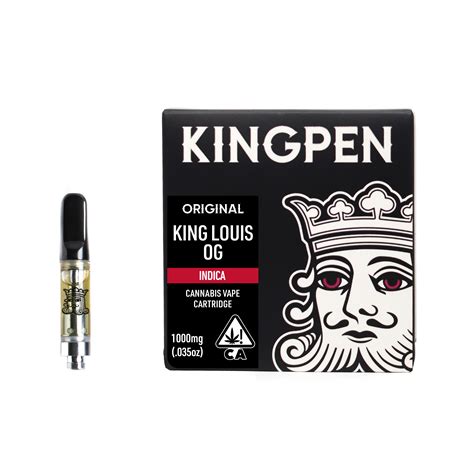 Cannabis. Flower. King Louis OG. by Cannakings. Indica THC 21% CBD — Potency. Strain rating: 4.6 (1017) About this strain. STRAIN HIGHLIGHTS. Feelings: Sleepy. …. 