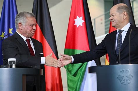 King of Jordan tells Olaf Scholz: We won’t take refugees from Gaza