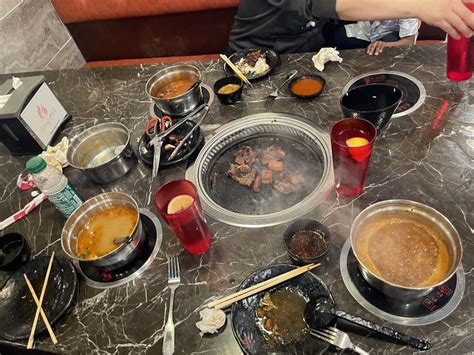 Apr 22, 2023 · The best Korean BBQ (or hot pot) on 28th Street: King Pot Korean. A brand-spanking new Korean BBQ joint just dropped in GR. This baby’s so new to town it might need skin-to-skin. (Parents, that one’s for you.) Ok, let’s talk about the food. The choice is yours at King Pot: you can cook your food in a hot pot filled with broth or on a BBQ. . 