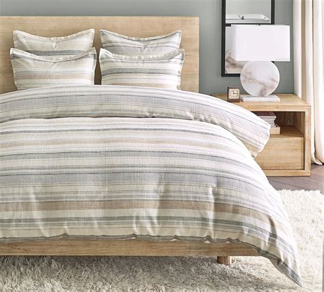 King pottery barn duvet. Honeycomb Cotton Duvet Cover. Our best-selling Honeycomb Collection adds a casually classic layer to the bed. Crafted of pure cotton with plenty of texture, each piece displays highs and lows for beautifully balanced color variations. Made from 100% waffle weave cotton. Duvet and sham reverse to 200 thread count cotton percale weave. 