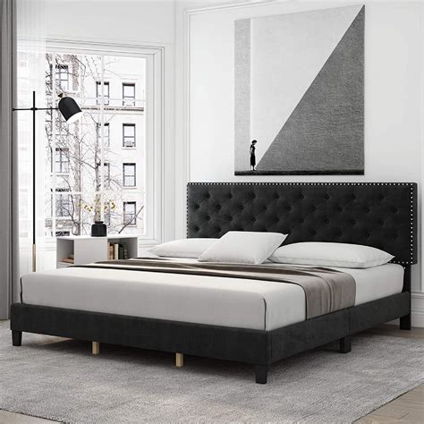 King size bed frame amazon. Things To Know About King size bed frame amazon. 