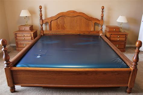 King size waterbed mattress. Oct 10, 2016 ... High & Dry Manufacturing Ltd. High & Dry Waterbeds - Choosing the Stability of a Waterbed Mattress. 2.7K views · 7 years ago ...more ... 