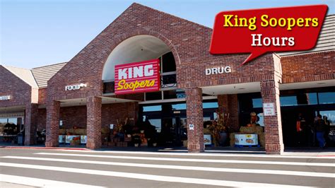Hours & Contact. Main Store 970–663–4125. CLOSED until 6:00 AM. Sun - Sat: 6:00 AM - 11:00 PM. ... Colorado Healing Fund King Soopers Community Rewards Honoring Our Heroes Sustainability Request a Donation COMMUNITY …. 