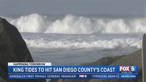 King tides to hit San Diego coast this week and Christmas
