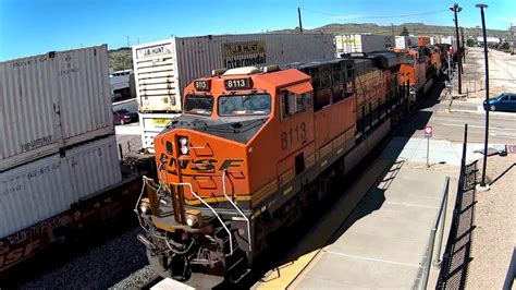 RailFanAZ LIVE Railcam - Kingman Railroad Museum, Kingman, AZ | BNSF Seligman Sub, MP 516.5 - West - Webcam.. 