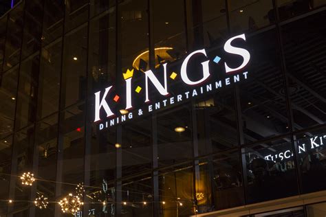 Kings dining. Kings Dining & Entertainment. Claimed. Save. Share. 806 reviews #17 of 2,084 Restaurants in Orlando $$ - $$$ American Pizza Dining bars. 8255 International Drive Suite 120, Orlando, FL 32819-9365 +1 407-363-0200 Website Menu. Closed now : … 