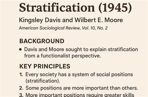 Kingsley davis and wilbert moore