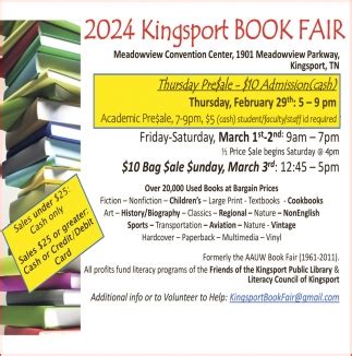 Kingsport Book Fair - 2024